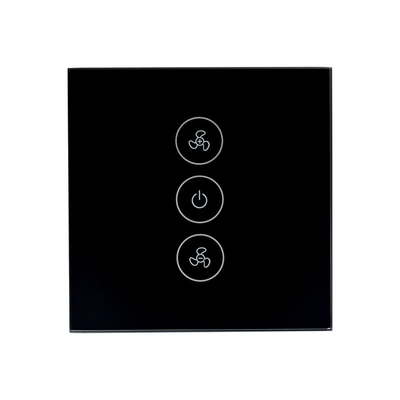 Glomarket Eu Standard Wifi Smart Ceiling Fan Switch With Touch Panel Interruptor App Remote Control Switch