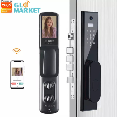 Tuya Smart WiFi Digital Door Lock รหัสการ์ดสมาร์ทโฟนลายนิ้วมือใบหน้า