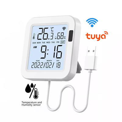 Glomarket Tuya Wifi Smart Temperature Humidity Sensor Wireless Home Thermometer Hygrometer Detector. ซื้อทันที เพิ่มลงในรถเข็น