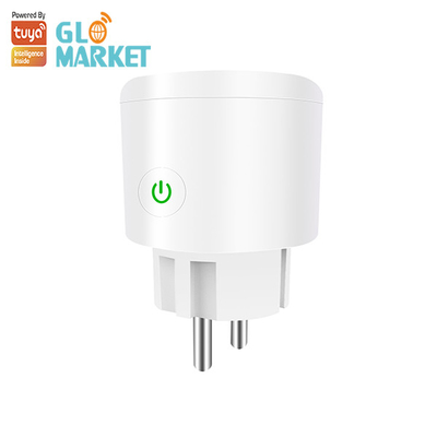 Glomarket Tuya Wifi EU Smart Plug การควบคุมด้วยเสียงแบบไร้สายทำงานร่วมกับ Google Alexa