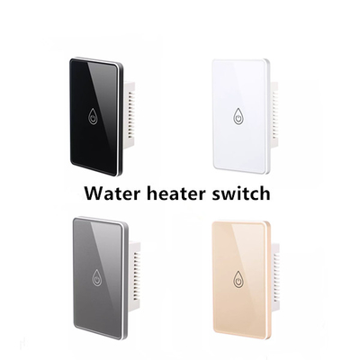 Glomarket Tuya Smart Water Heater Switch Glass Touch Button Wifi Boiler Alexa Voice Control US Standard Water Heater Swi
