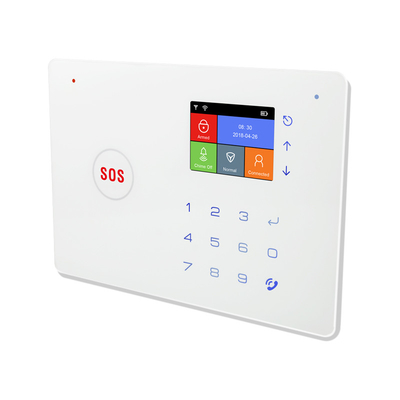 5V2A Touch Screen House Alarm 120dB ระบบสัญญาณกันขโมย Wireless Gsm Alarm