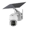 PTZ กล้องกันน้ำกลางแจ้งแบบไร้สายพลังงานแสงอาทิตย์ Smart 4G Home Security System