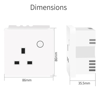 Glomarket Tuya Wall Socket พร้อม Google Assistant Voice / Timing Control สำหรับ Smart Home