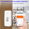 Tuya Smart Wireless Door Window Sensor Home Alarm System การตรวจจับความชื้นอุณหภูมิ