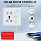 Smart Power Home Tuya 13A เต้ารับ Wifi Universal Wall Plug พร้อมแผงหญ้า USB