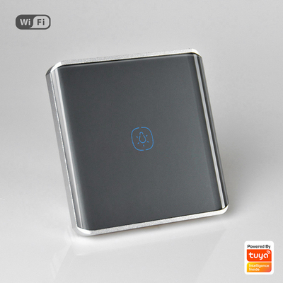 Glomarket 1 Gang Tuya Wifi Switch พื้นผิวโค้ง คู่มือ Smart Wifi Touch Wall Switch