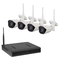 4/8 Channel Security Smart Home 1080P NVR ระบบกล้องวงจรปิดไร้สายพร้อม Google Alexa