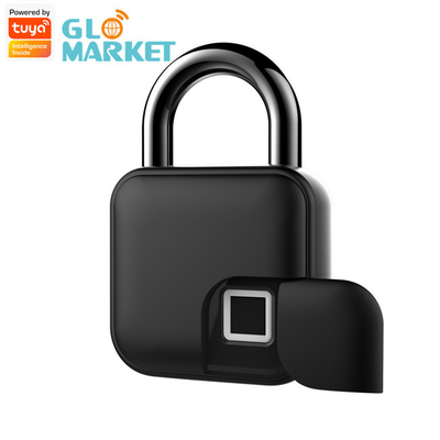 โลหะผสมสังกะสี Tuya Smart Padlock การชาร์จ USB กุญแจลายนิ้วมือสำหรับตู้ประตูกระเป๋า