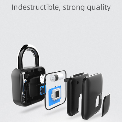 โลหะผสมสังกะสี Tuya Smart Padlock การชาร์จ USB กุญแจลายนิ้วมือสำหรับตู้ประตูกระเป๋า