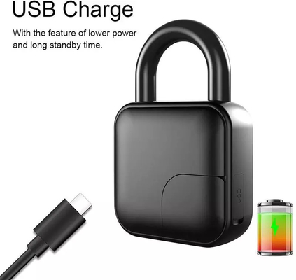 กุญแจลายนิ้วมือ Tuya Keyless IP65 กันน้ำ ชาร์จ USB โลหะผสมสังกะสี