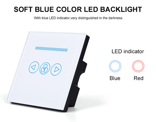 Glomarket Tuya WiFi Smart Wall Switch รีโมทคอนโทรลสำหรับพัดลมเพดาน / ไฟ LED