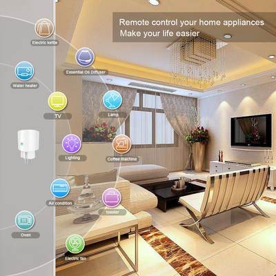 Glomarket Tuya Wifi EU Smart Plug การควบคุมด้วยเสียงแบบไร้สายทำงานร่วมกับ Google Alexa