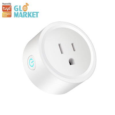 Tuya Wifi Electric Smart Plug Socket US Standard 16A รีโมทคอนโทรลไร้สาย