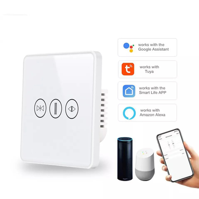 WiFi/Zigbee Smart Curtain Switch ควบคุมด้วยเสียง Google Assistant สวิตช์หน้าจอสัมผัส