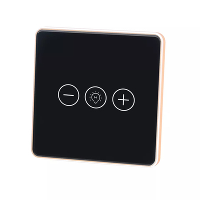 Glomarket Tuya Wifi สวิตช์หรี่ไฟอัจฉริยะ แผงกระจก รีโมทคอนโทรลด้วยเสียง