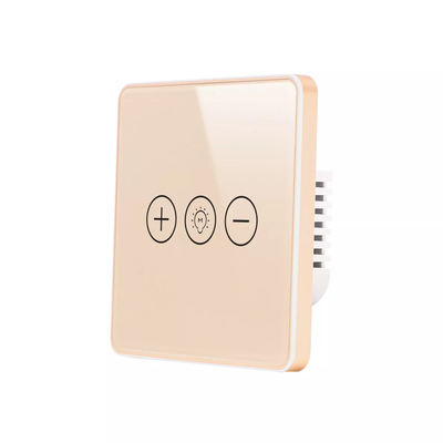 Glomarket Tuya Wifi Smart Dimmer Switch แผงกระจกควบคุมระยะไกลด้วยเสียง