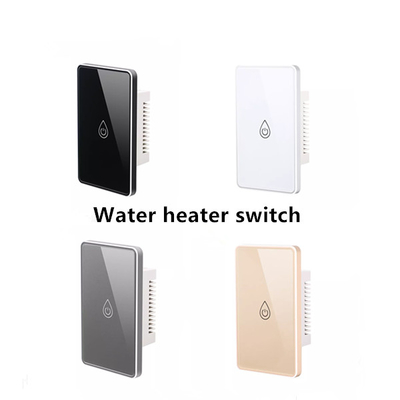 Wifi Tuya Smart Water Heater Switch Glass ปุ่มสัมผัส APP Control/Voice Control