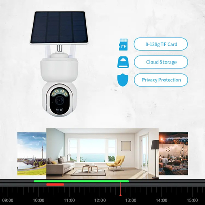 Wifi 2MP Smart Solar Camera Security กล้อง PTZ กันน้ำพลังงานต่ำกลางแจ้ง