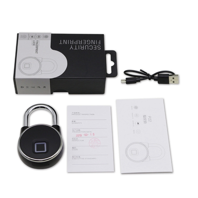 โลหะผสมสังกะสี Tuya Smart Lock USB ชาร์จใหม่ได้ การรักษาความปลอดภัย Keyless ลายนิ้วมือ ป้องกันการโจรกรรม