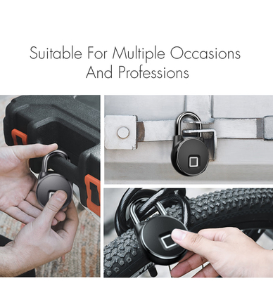โลหะผสมสังกะสี Tuya Smart Lock USB ชาร์จใหม่ได้ การรักษาความปลอดภัย Keyless ลายนิ้วมือ ป้องกันการโจรกรรม