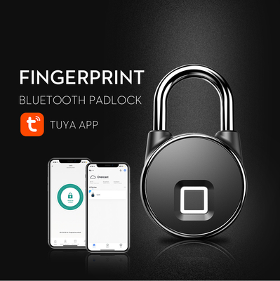 โลหะผสมสังกะสี Tuya Smart Lock USB ชาร์จใหม่ได้ การรักษาความปลอดภัย Keyless ลายนิ้วมือ ป้องกันการโจรกรรม