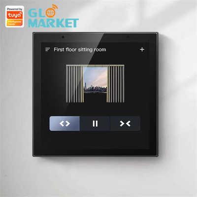 แผงควบคุมหน้าจอสัมผัสบ้านอัจฉริยะ Wifi ระบบเพลง 4 นิ้ว Tuya Zigbee Gateway