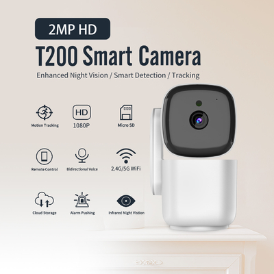2.4G 5G Wifi Smart Camera ในร่ม Night Vision One Way Intercom Smart Home Security Camera
