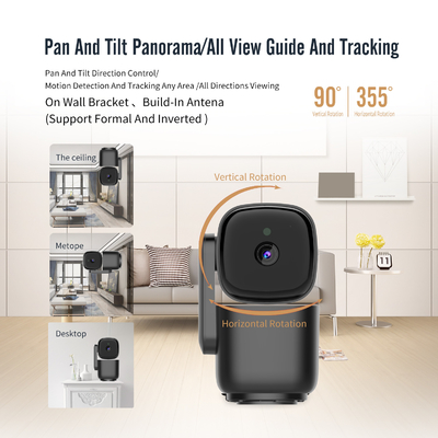 2.4G 5G Wifi Smart Camera ในร่ม Night Vision One Way Intercom Smart Home Security Camera