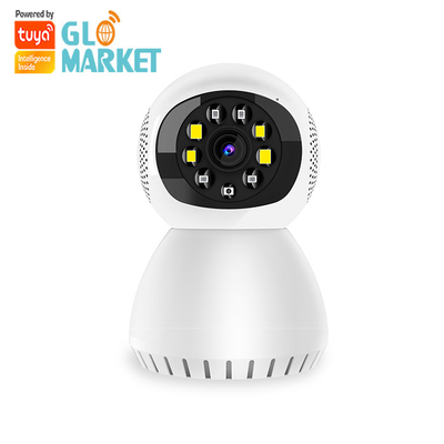 กล้องในร่ม Tuya Smart Mini Wifi 2.4g / 5g การตรวจจับการเคลื่อนไหวการติดตามการมองเห็นในตอนกลางคืน