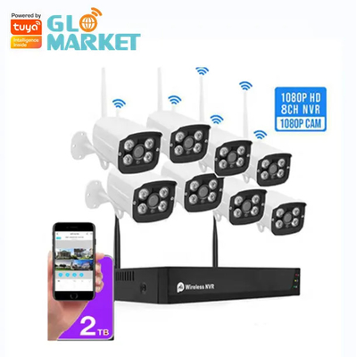4/8 Channels NVR Security Cameras Tuya Smart WiFi Camera พร้อมระบบโฮมไลฟ์