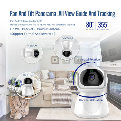 Tuya Smart Security Camera Home Mini Wifi การตรวจจับการเคลื่อนไหว PIR ในร่มสำหรับบ้านอัจฉริยะ