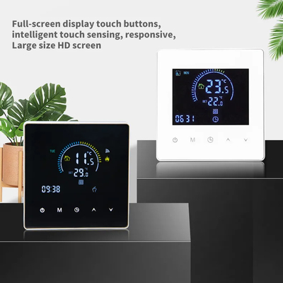 Tuya Wifi เทอร์โมสมาร์ทที่ตั้งโปรแกรมได้สำหรับการทำความร้อนหม้อต้มแก๊สไฟฟ้าพื้นน้ำ