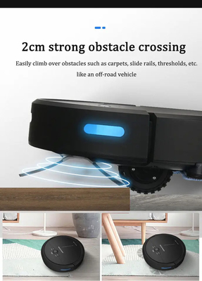 Tuya Smart Robot เครื่องดูดฝุ่น Wifi App ควบคุมหุ่นยนต์กวาดพื้นพร้อมถังเก็บน้ำ