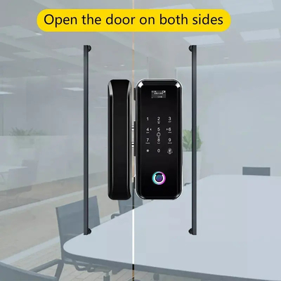 Smart Tuya Wifi Glass ล็อคประตูอัจฉริยะล็อครหัสผ่านคีย์บอร์ดดิจิตอลด้วยลายนิ้วมือ