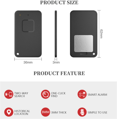 Tuya อุปกรณ์ป้องกันการสูญหาย Bluetooth Alarm Smart Finder Tile Wallet Keys Alarm Locator
