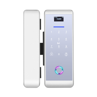 Smart Tuya Wifi Glass ล็อคประตูอัจฉริยะด้วยรหัสผ่านแป้นพิมพ์ดิจิตอลลายนิ้วมือ