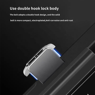 Smart Tuya Wifi Glass ล็อคประตูอัจฉริยะด้วยรหัสผ่านแป้นพิมพ์ดิจิตอลลายนิ้วมือ