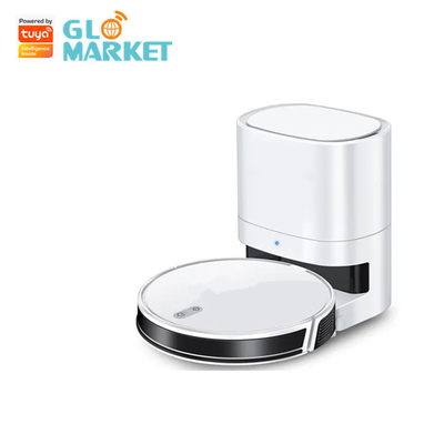 Glomarket Tuya เครื่องดูดฝุ่นหุ่นยนต์อัจฉริยะ Wifi พร้อมถังเก็บน้ำสำหรับบ้านอัจฉริยะ