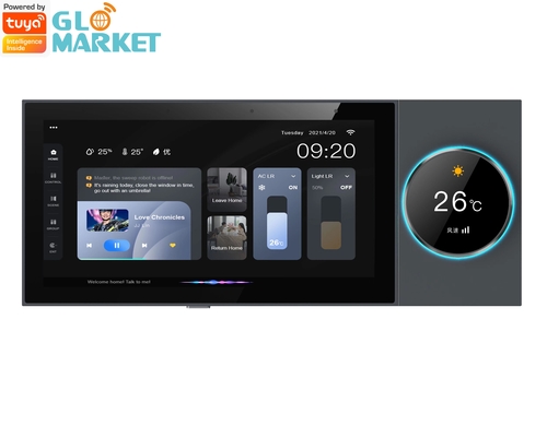 Glomarket Smart Home Control Center หน้าจอสัมผัสขนาด 6 นิ้ว Tuya Zigbee Gateway