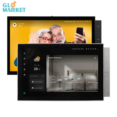 ปานล์ควบคุมจอสัมผัสบ้านแบบ USB FHD สมาชิกใน Zigbee Ble Gateway