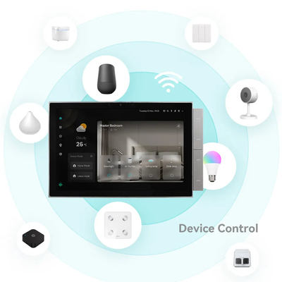 ปานล์ควบคุมจอสัมผัสบ้านแบบ USB FHD สมาชิกใน Zigbee Ble Gateway