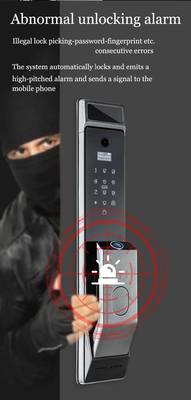โกลมาร์เก็ต Tuya Wifi การจําเพาะหน้า Smart Door Lock With Camera