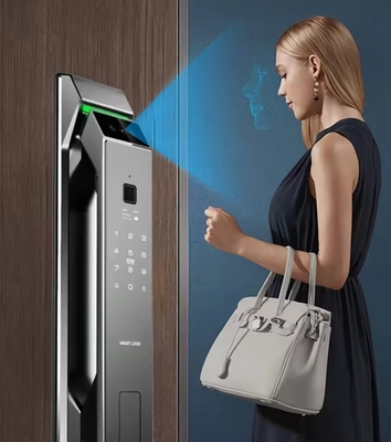 โกลมาร์เก็ต 3d การจํานองใบหน้าลายนิ้วมือ Tuya Wifi Digital Smart Lock
