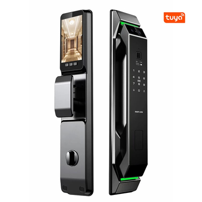 โกลมาร์เก็ต 3d การจํานองใบหน้าลายนิ้วมือ Tuya Wifi Digital Smart Lock