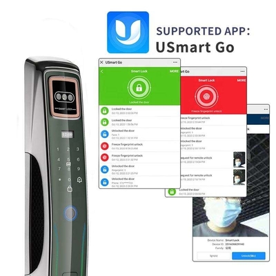 การจําเพาะใบหน้าแบบ 3 มิติ ล็อคฉลาด Usmart Go APP การจัดการฉลาด