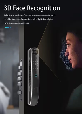 ล็อคประตูการจําเพาะใบหน้าที่มีคุณภาพสูงรองรับ 6 วิธีการเปิด