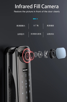 ล็อคประตูการจําเพาะใบหน้าที่มีคุณภาพสูงรองรับ 6 วิธีการเปิด