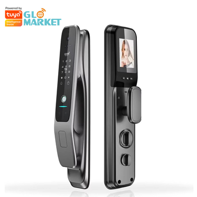 การจดจําใบหน้า ล็อคสมาร์ท อัตโนมัติเต็ม Tuya Smart home ปลอดภัย