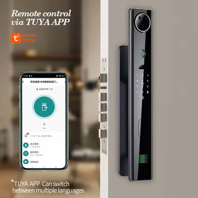 Glomarket Tuya สมาร์ท 3D การจํานองใบหน้า ล็อคอัตโนมัติ ตาแมว รอยนิ้วมือดิจิตอล รหัสผ่าน ล็อกประตู